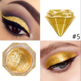 6 Colors Diamond Pearl Liquid Eyeshadow (Option: Color5)