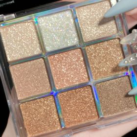 Shimmer Matte Earth Tone Eye Shadow (Option: Flashing Snowflakes)