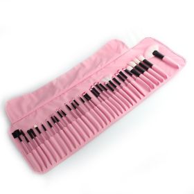 Makeup Brush Set 32-piece Bag (Color: PINK)