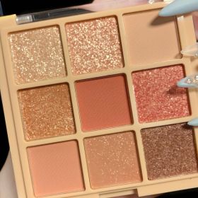 Shimmer Matte Earth Tone Eye Shadow (Option: Rose Petals)