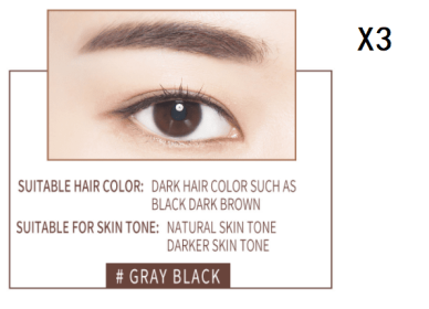 Hairline Trimming Powder And Eyebrow Powder (Option: Multicolor-Combination15)